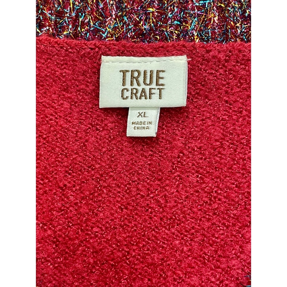True Craft Striped Holiday Tinsel Sweater NWT! - Picture 15 of 16